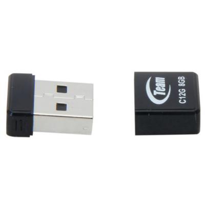 USB флеш накопичувач Team 8GB C12G Black USB 2.0 (TC12G8GB01) - зображення 3