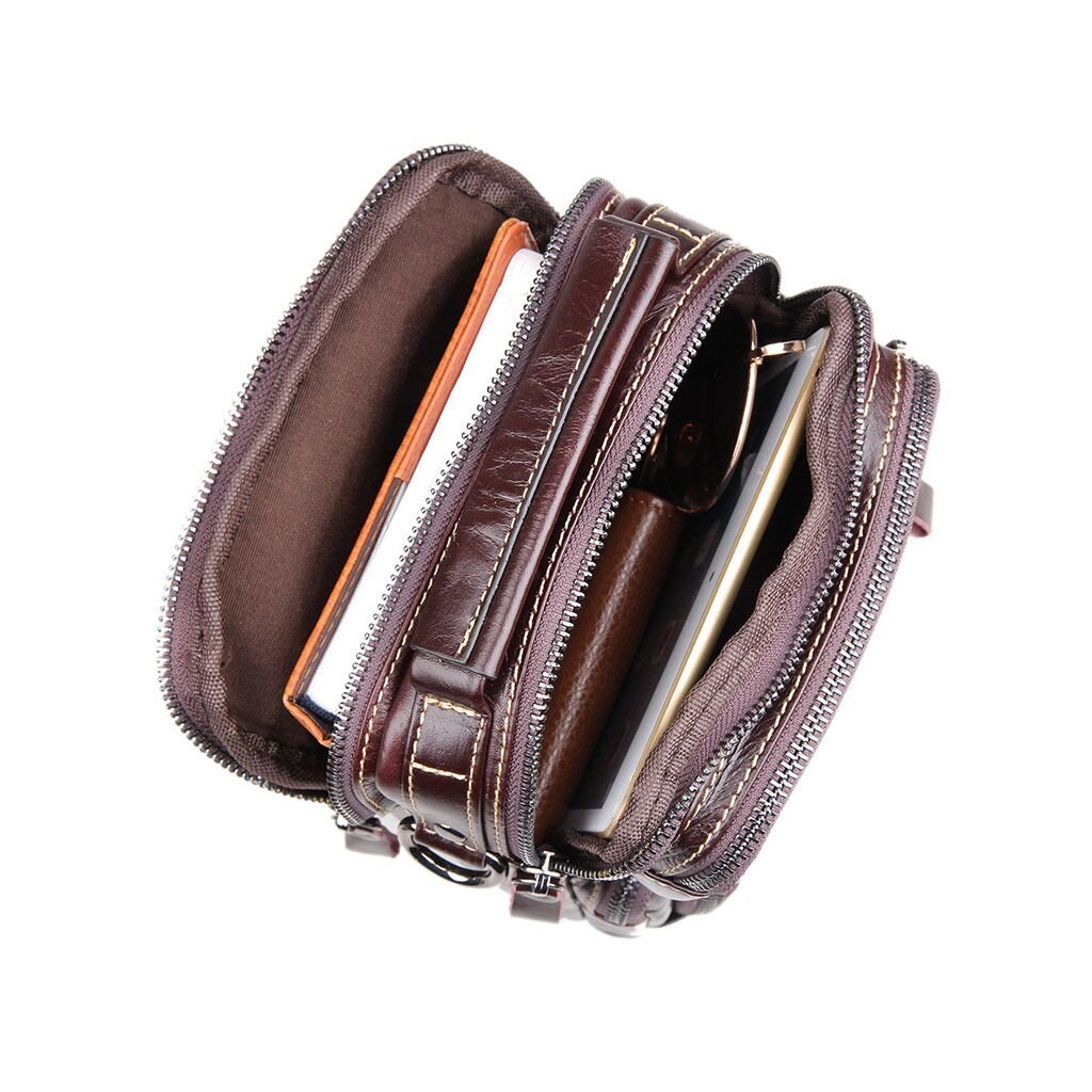 Сумка Vintage Коричнева (14435) - зображення 11