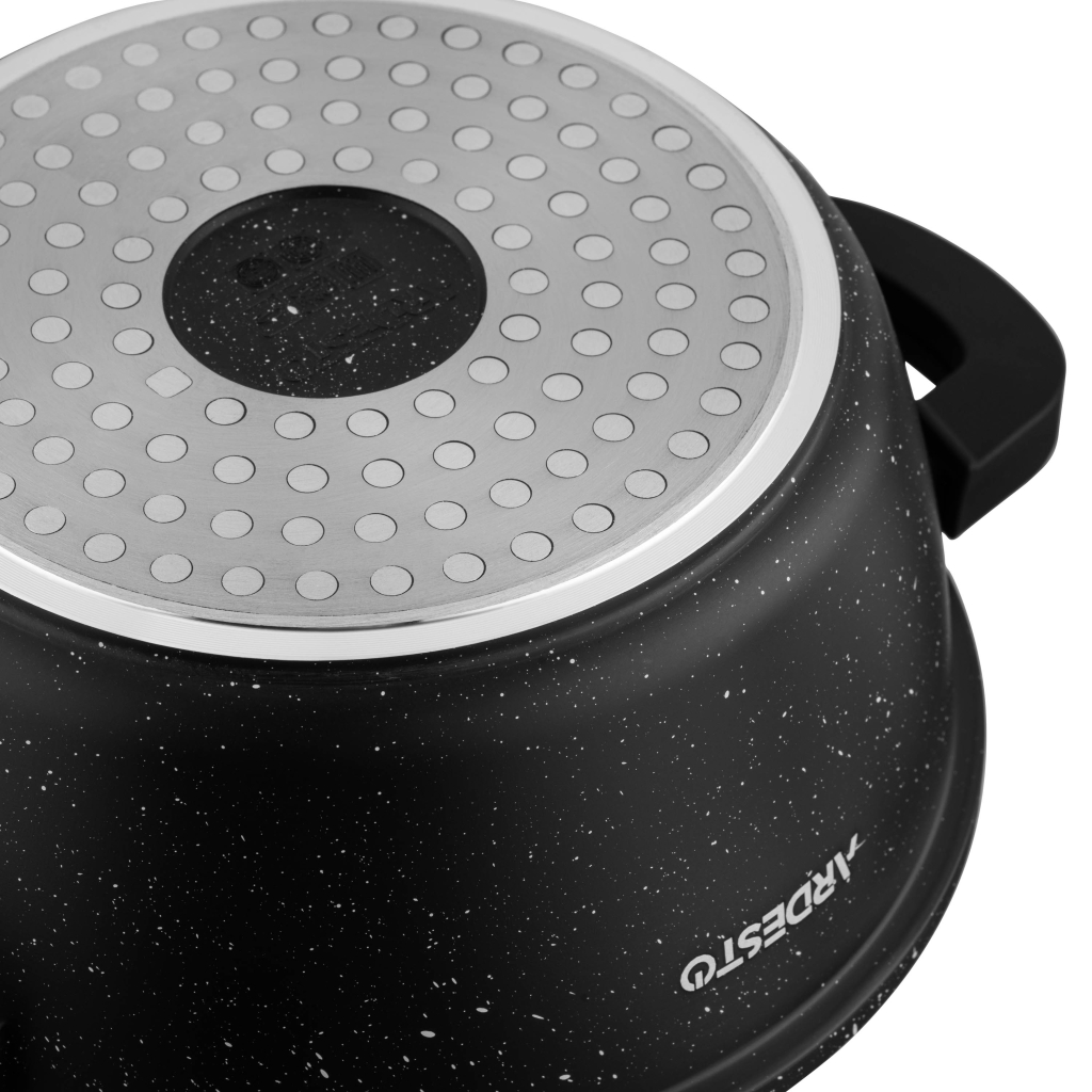 Каструля Ardesto Gemini Anzio, 1.8л, алюміній, чорний (AR2418GE) - зображення 8