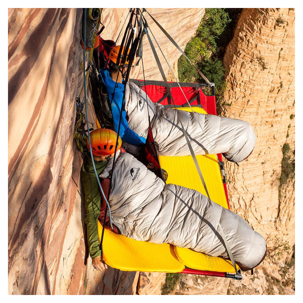 Спальний мішок Naturehike Snowbird NH20YD001 натуральний пух L Brown 560 g (6927595761298) - зображення 9