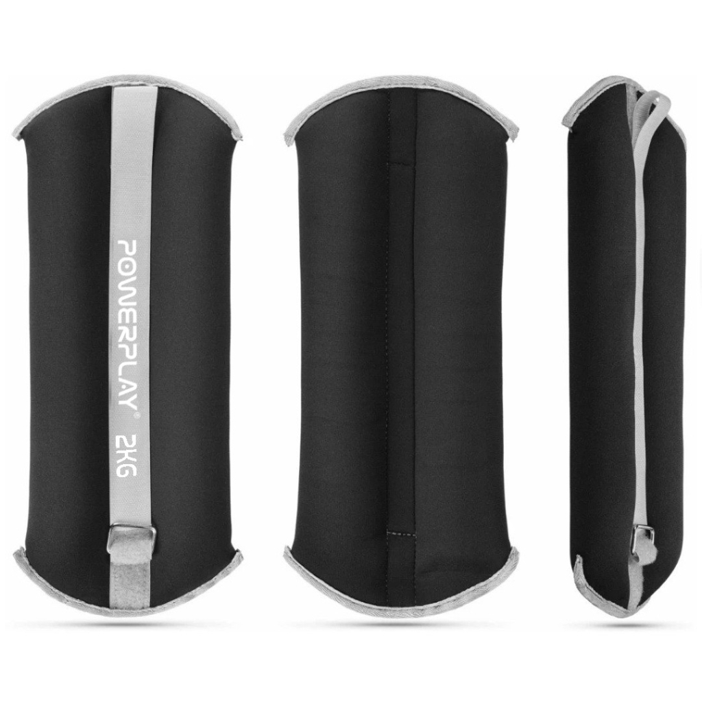 Обважнювач PowerPlay PP-4349 Ankle/Wrist Weights 2 х 2 шт Чорні (PP_4349_Black_2) - зображення 4