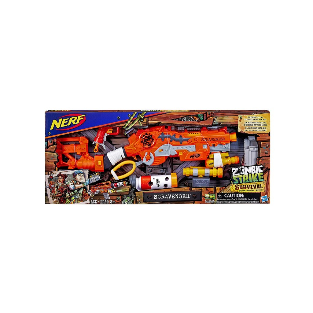 Іграшкова зброя Hasbro Nerf Zombie Strike Scravenger (E1754) - изображение 2