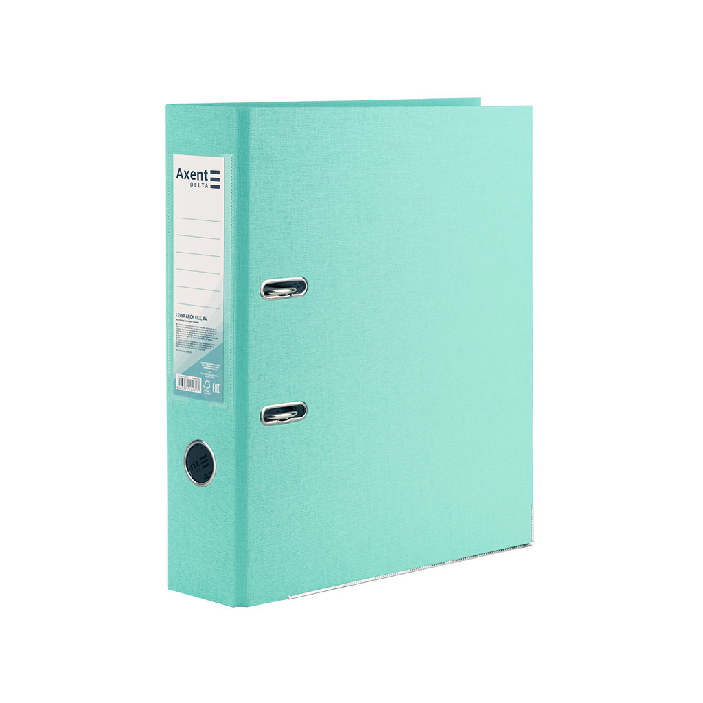 Папка - реєстратор Axent Pastelini А4+ одностороння 7.5 cм М'ятна (D1714-18C) - зображення 1