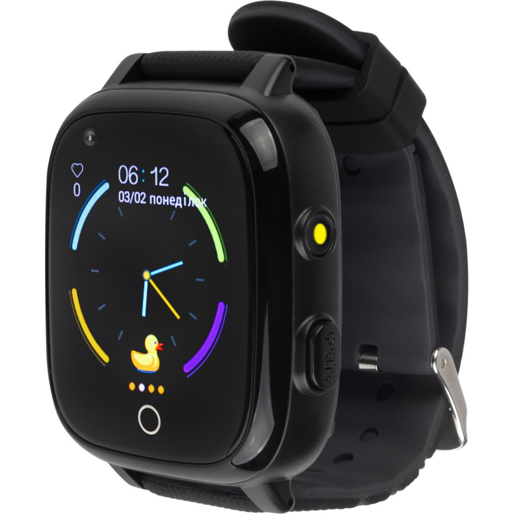 Смарт-годинник Amigo GO005 4G WIFI Kids waterproof Thermometer Black (747016) - зображення 1