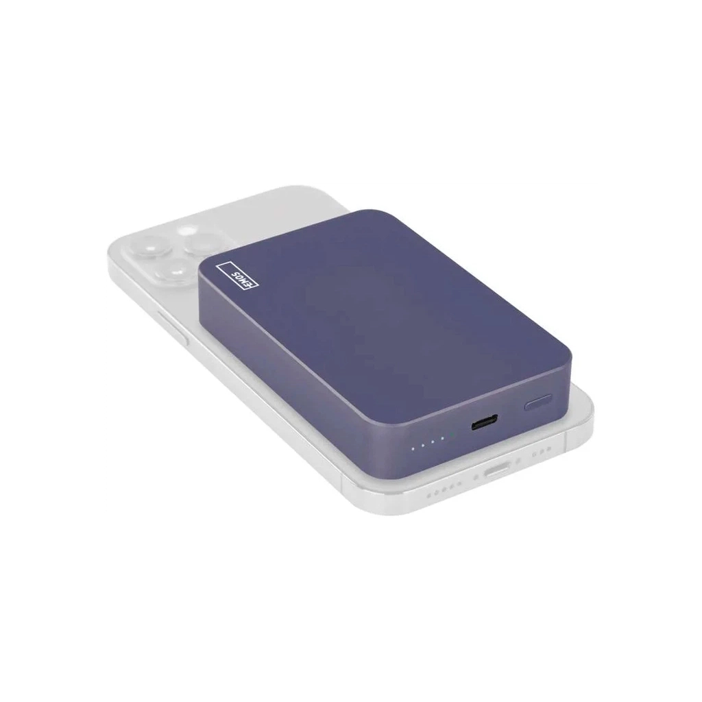 Батарея універсальна EMOS 10000mAh WI1046, 20W, Wireless, blue (B0551BL) - picture 10