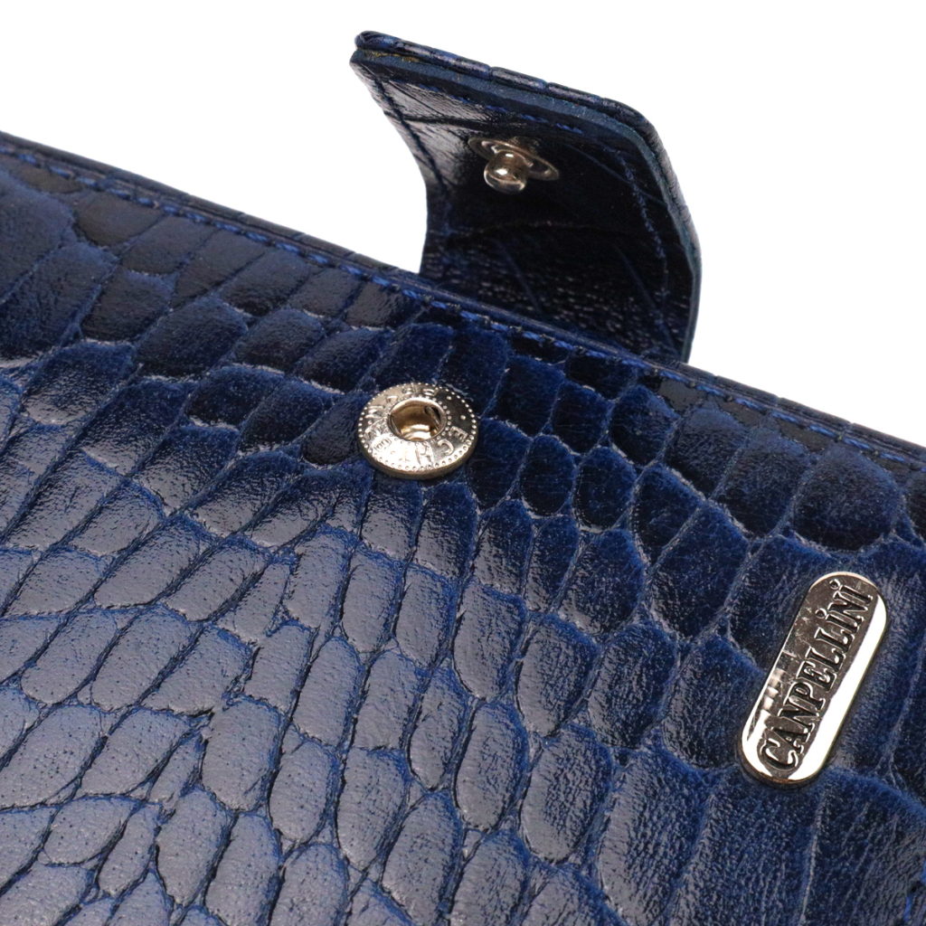 Гаманець Canpellini З натуральної шкіри Синій (21769) - зображення 3