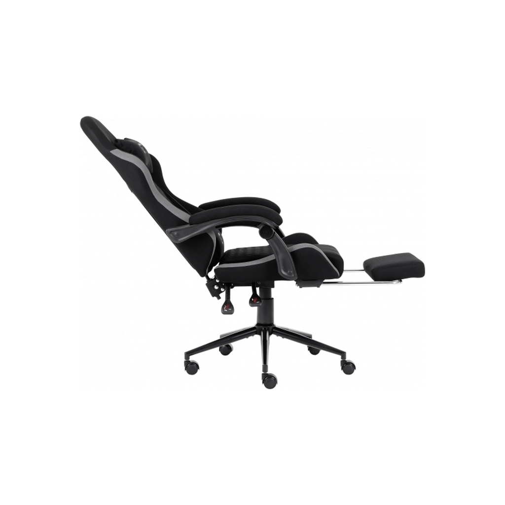 Крісло ігрове GT Racer X-2324 Black/Gray (X-2324 Fabric Black/Gray) - зображення 4