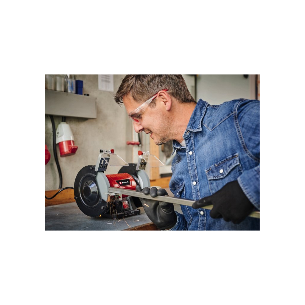 Точильний верстат Einhell TC-BG 150, 150Вт, коло 150х16мм, 2980об/хв (4412632) - зображення 2