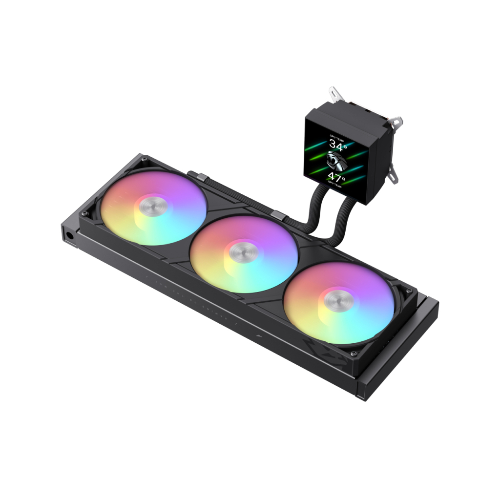 Система рідинного охолодження Gamemax GLACIER 360 LCD BK - зображення 7