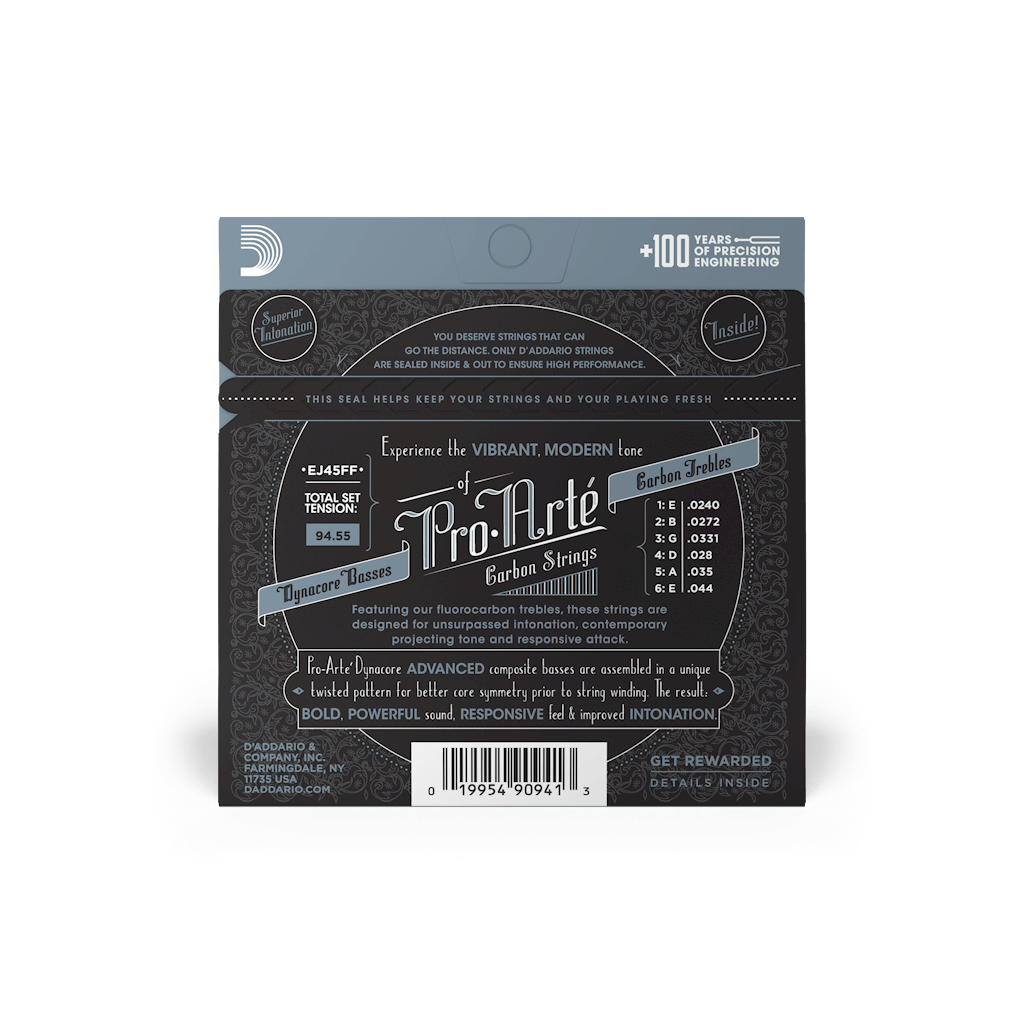Струни для гітари D'Addario Pro-Arte Carbon Normal Tension (EJ45FF) - зображення 3