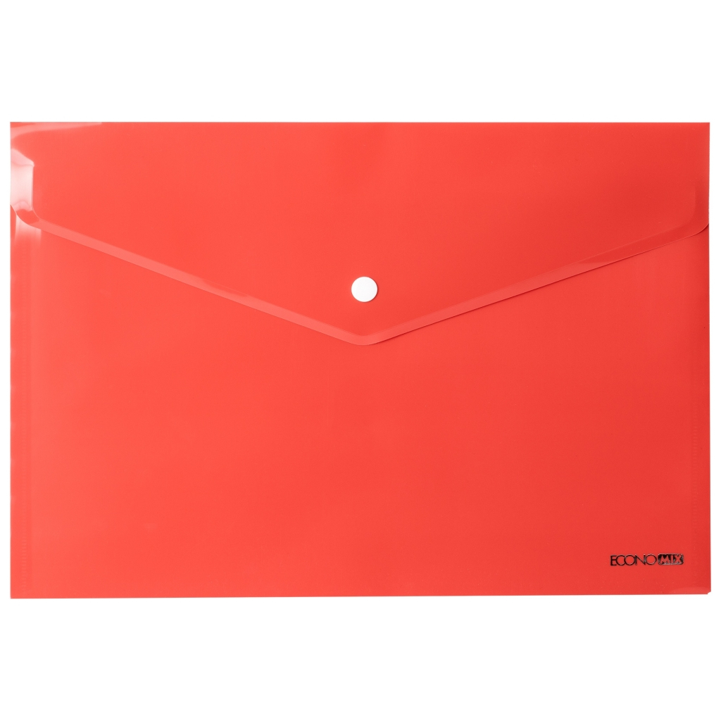 Папка - конверт Economix А4 180 мкм фактура "глянець", червона (E31301-03) - зображення 1