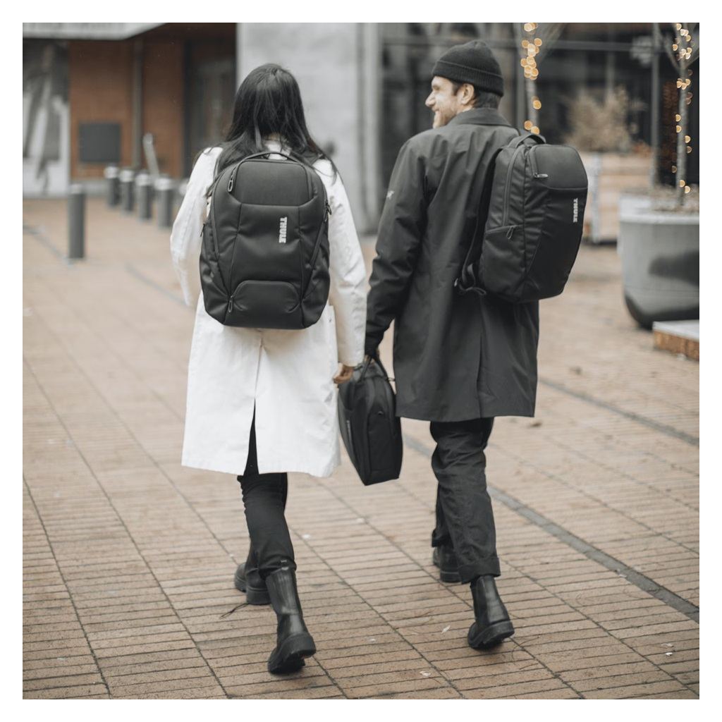 Сумка для ноутбука Thule 15.6 Accent Recycled Convertible TACLB-2116 black 26x31x38 см (3205383) - зображення 6