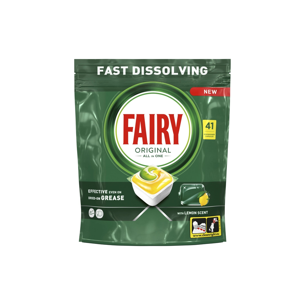 Таблетки для посудомийних машин Fairy Original All in One Lemon 41 шт. (8700216237239) - зображення 2