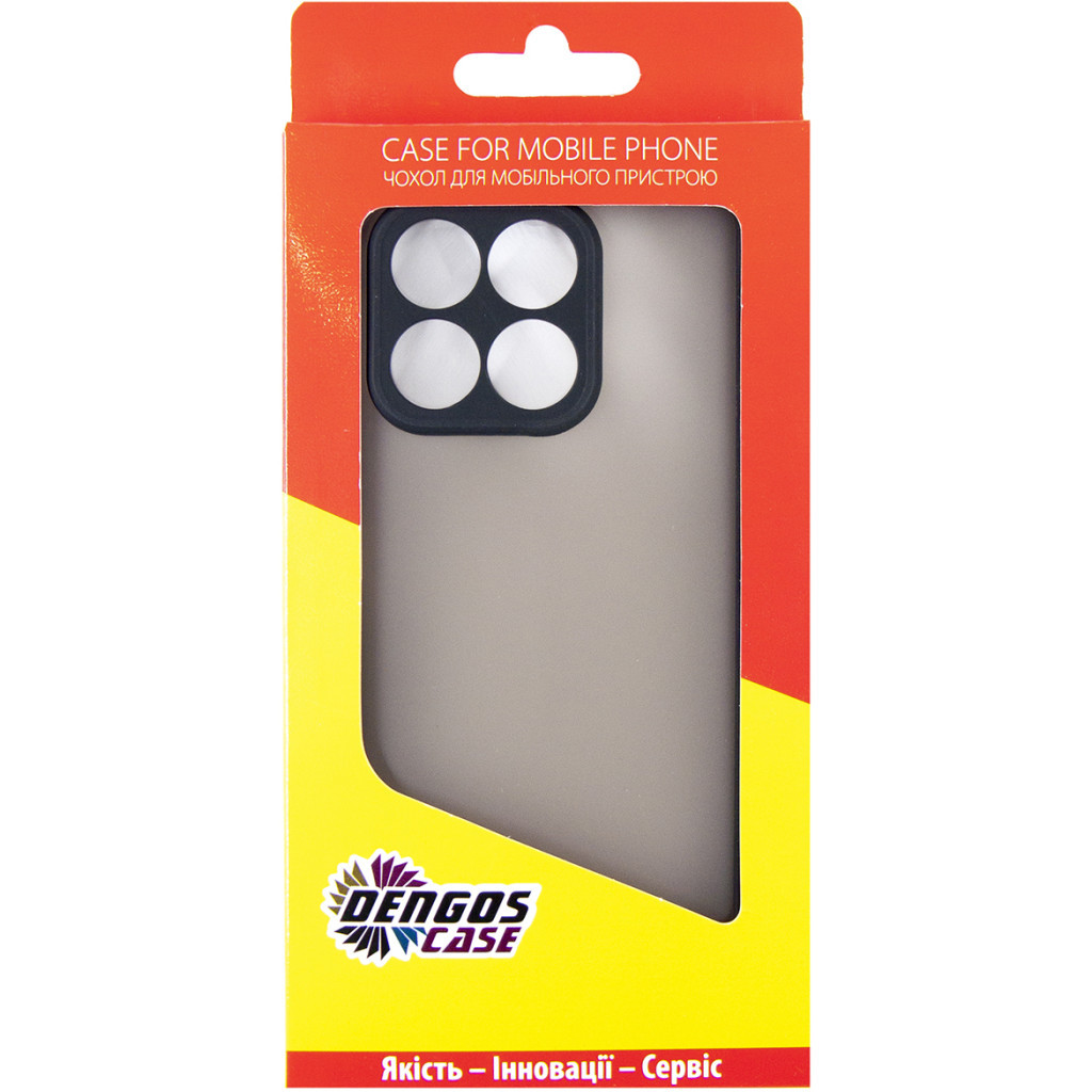 Чохол до мобільного телефона Dengos Matte HONOR X8a (black) (DG-TPU-MATT-138) - зображення 5
