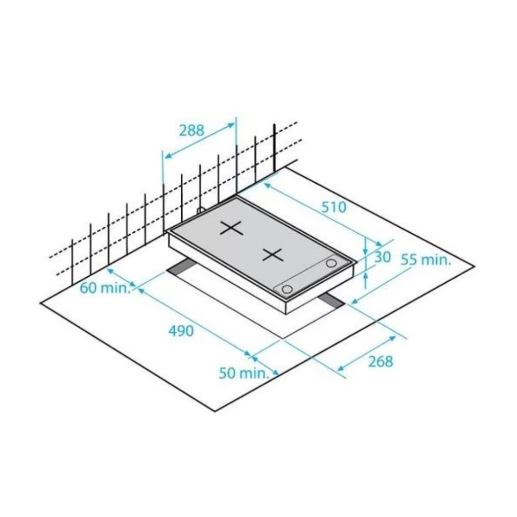 Варочна поверхня Beko HDCG 32220 FX (HDCG32220FX) - зображення 6
