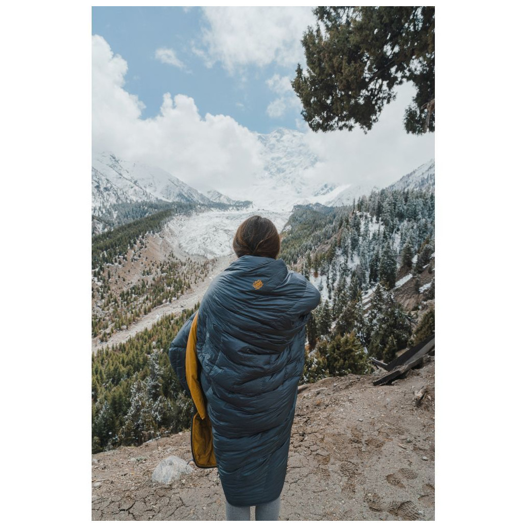 Спальний мішок Turbat Nox пуховий 400 grey/cheddar orange 195 см (012.005.0393) - зображення 8