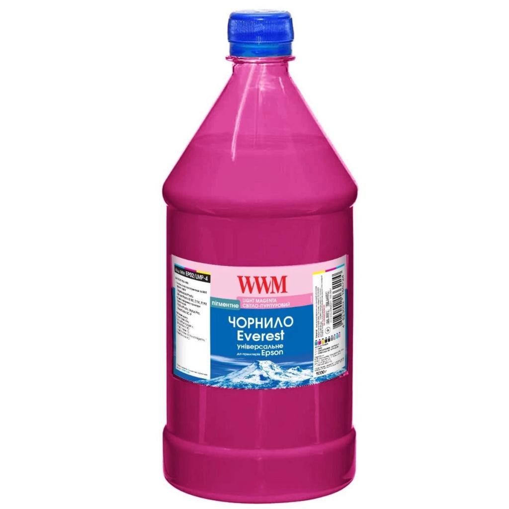 Чорнило WWM EVEREST для Epson 1000г Light Magenta Pigment (EP02/LMP-4) - зображення 1