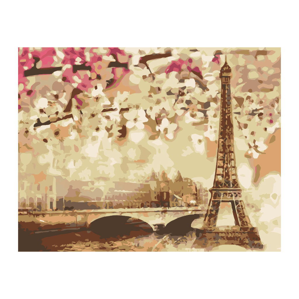 Картина по номерам Rosa Golden Paris 35 х 45 см (4823098529729) - зображення 1