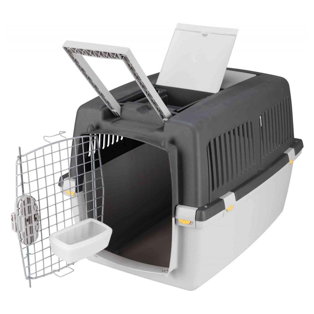 Переноска для тварин Trixie Gulliver IV 52х51х72 см до 18 кг Сіра (1111117848) - зображення 2