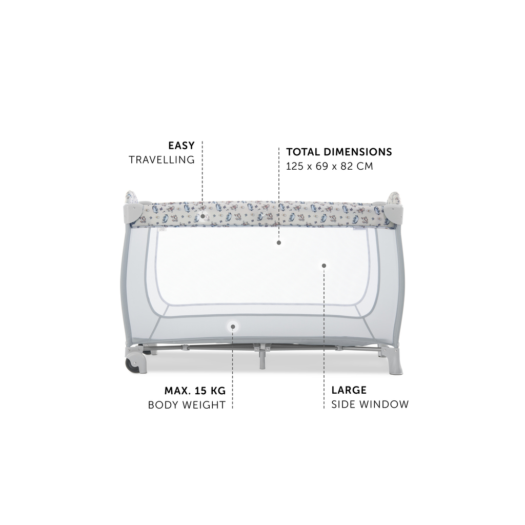 Дитячий манеж Hauck Sleep N Play Go Plus (Pooh Exploring) (60083-2) - зображення 3