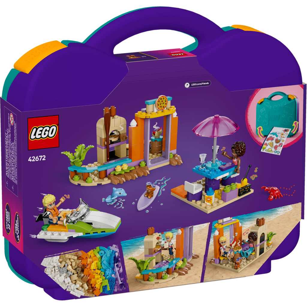 Конструктор LEGO Friends Творча валіза для подорожей і відпочинку на пляжі (42672) - зображення 9