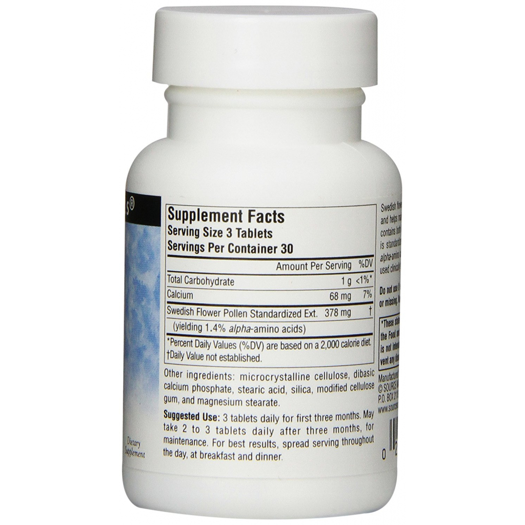 Вітамінно-мінеральний комплекс Source Naturals Комплекс для Підтримки Функції простати, Swedish Flower Poll (SNS-01297) - зображення 2