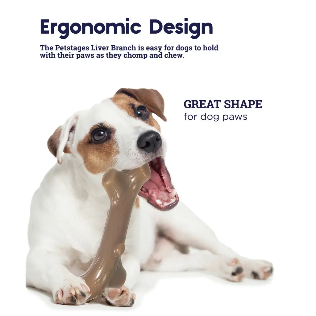 Іграшка для собак Petstages Гілка з ароматом печінки середня (0700603686105) - зображення 4