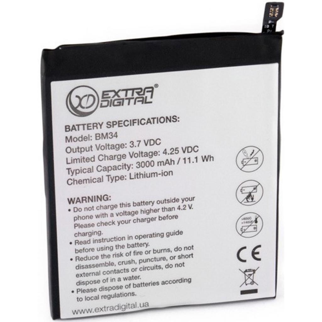 Акумуляторна батарея Extradigital Xiaomi Mi Note Pro (BM34) 3000 mAh (BMX6442) - зображення 1
