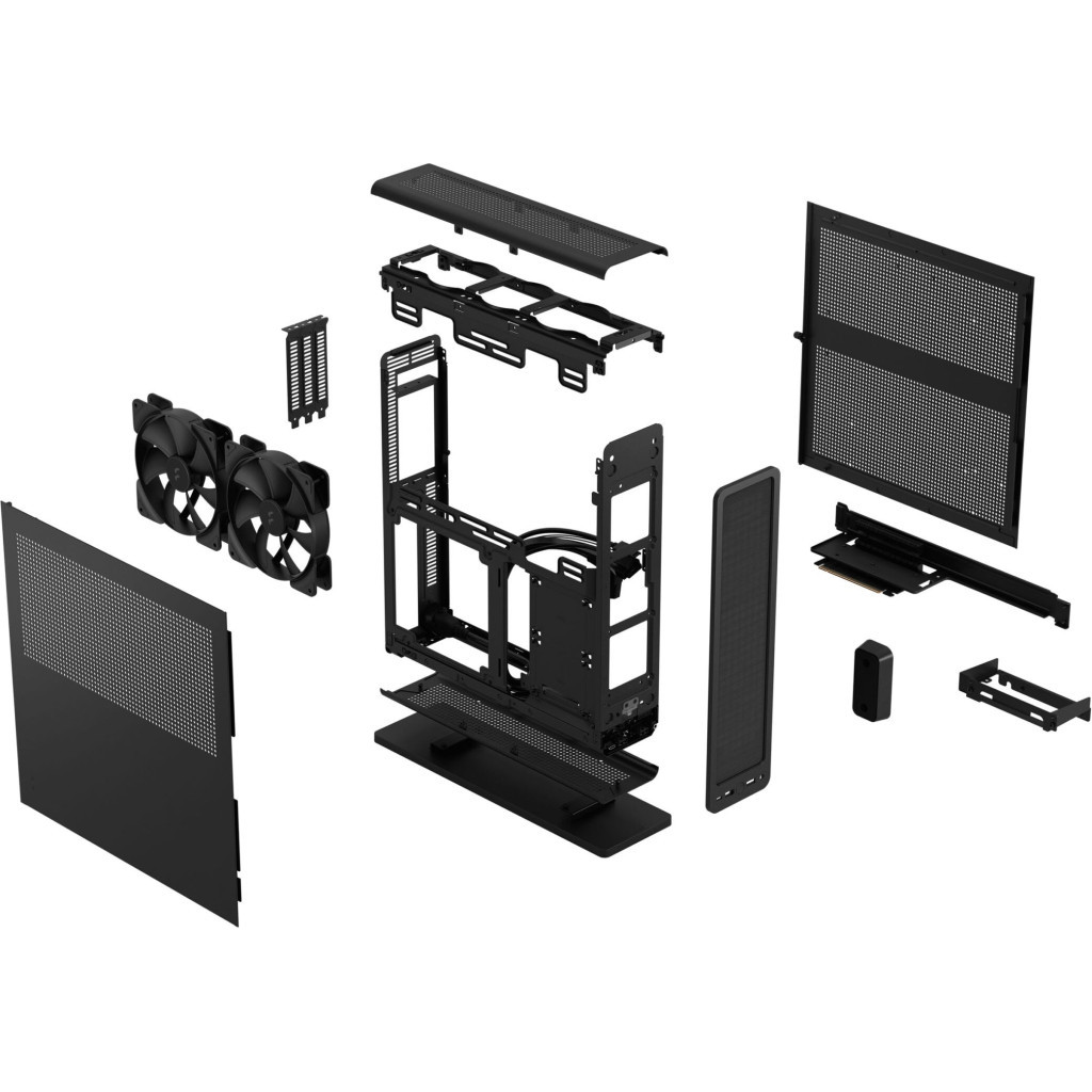 Корпус Fractal Design Ridge Black mITX PCIe 4.0 (FD-C-RID1N-11) - зображення 12