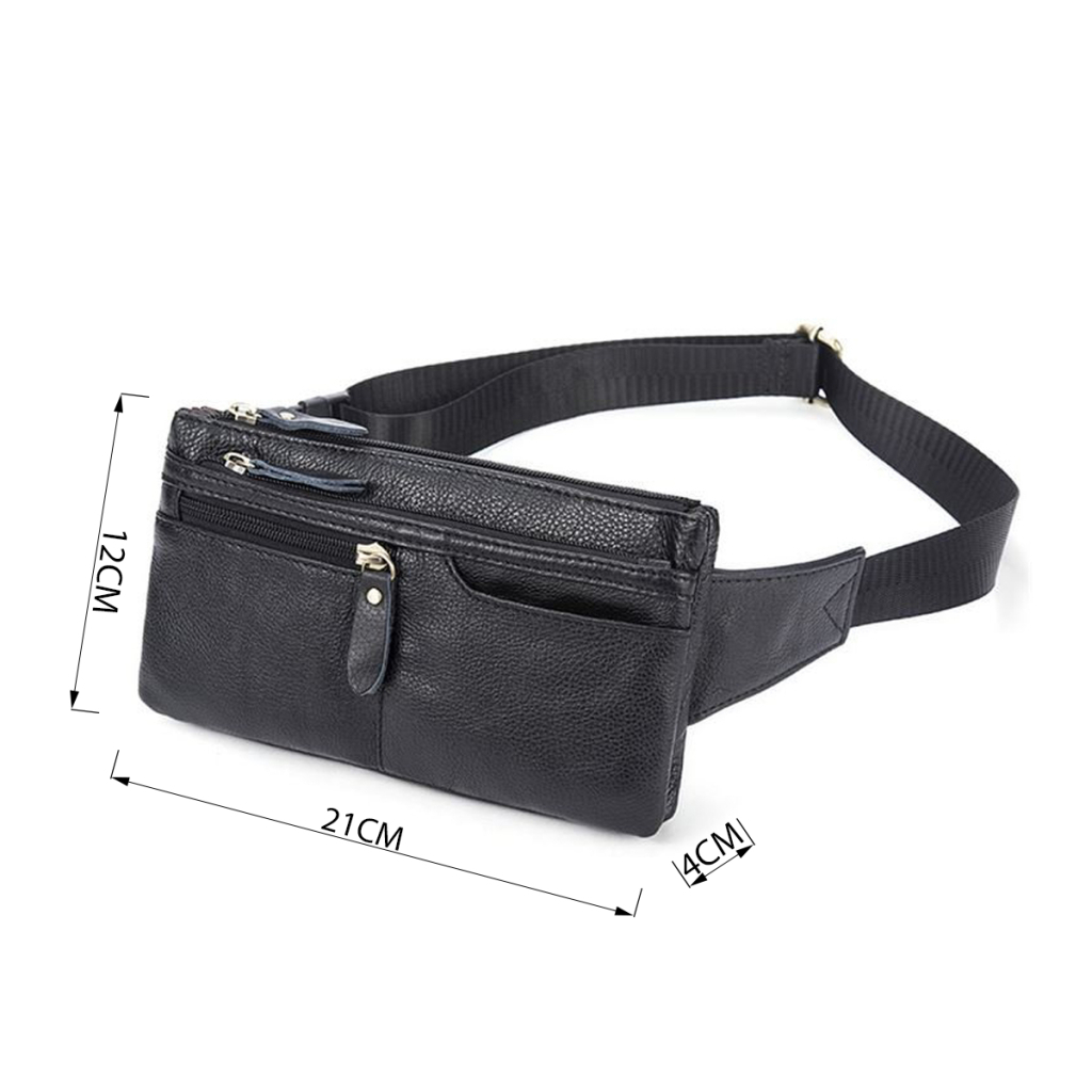 Сумка Vintage На пояс Чорна (14735) - зображення 3