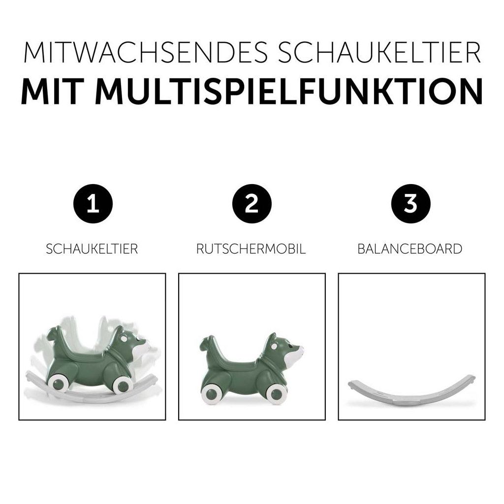 Чудомобіль Hauck 1st Rocker 3 в 1 (Fox Green) (80500-2) - изображение 4