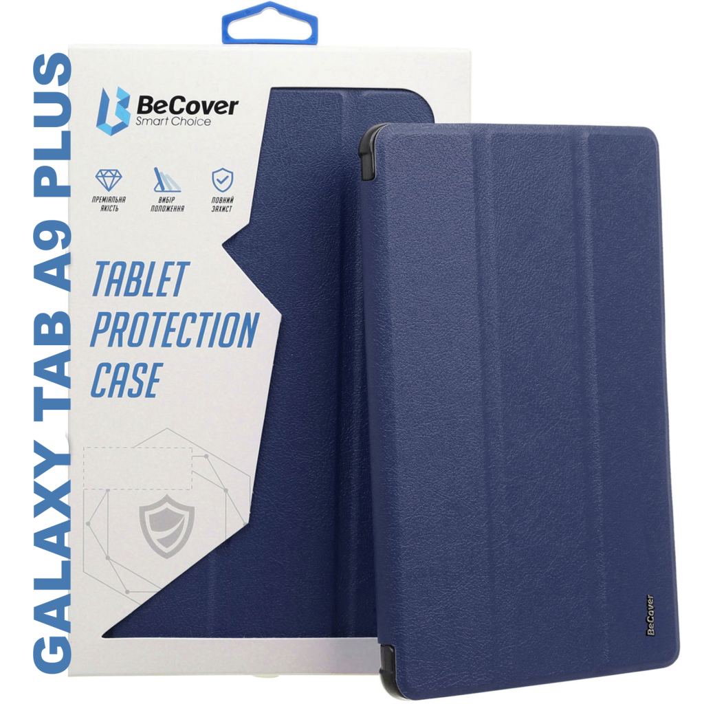 Чохол до планшета BeCover Smart Case Samsung Tab A9 Plus SM-X210/SM-X215/SM-X216 11.0" Deep Blue (710303) - зображення 1