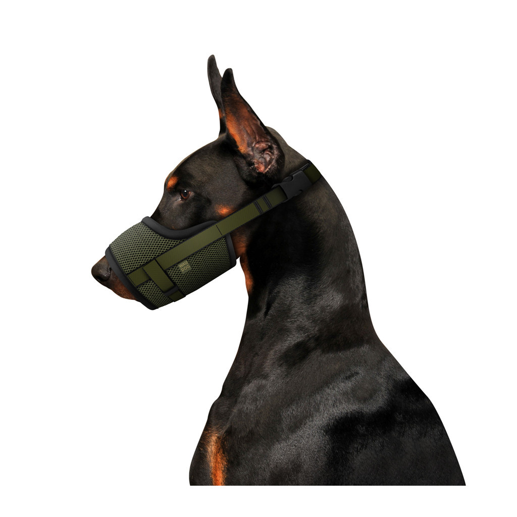 Намордник для собак WAUDOG Pro пластиковий фастекс L 25-34 см хакі (689731) - зображення 3
