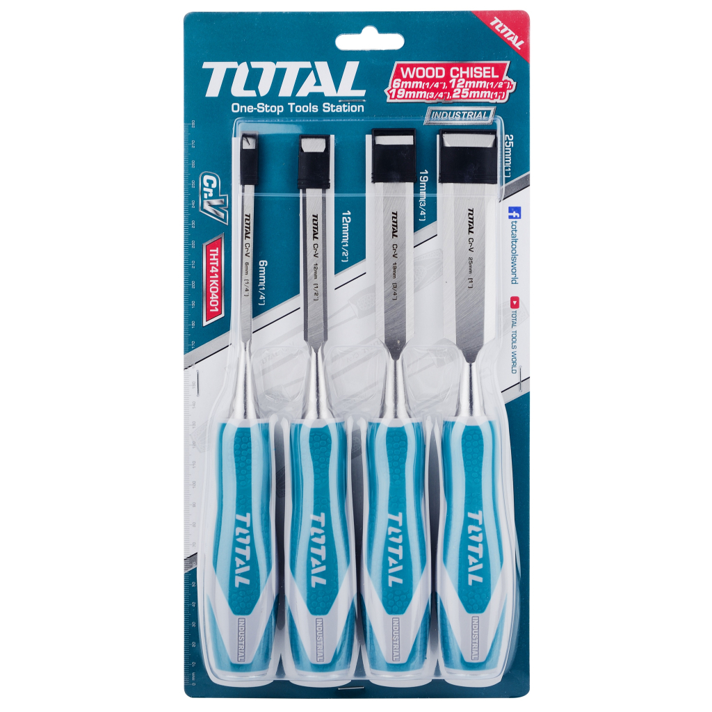 Стамеска Total 140 мм, 4шт. (THT41K0401) - зображення 3