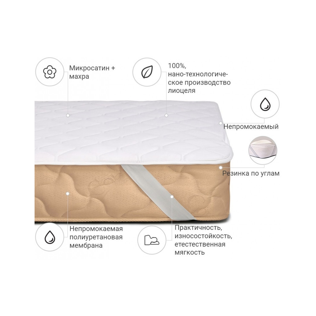 Наматрацник MirSon тенсел (Modal) двосторонній 311 90x190 см (2200000373281) - зображення 2