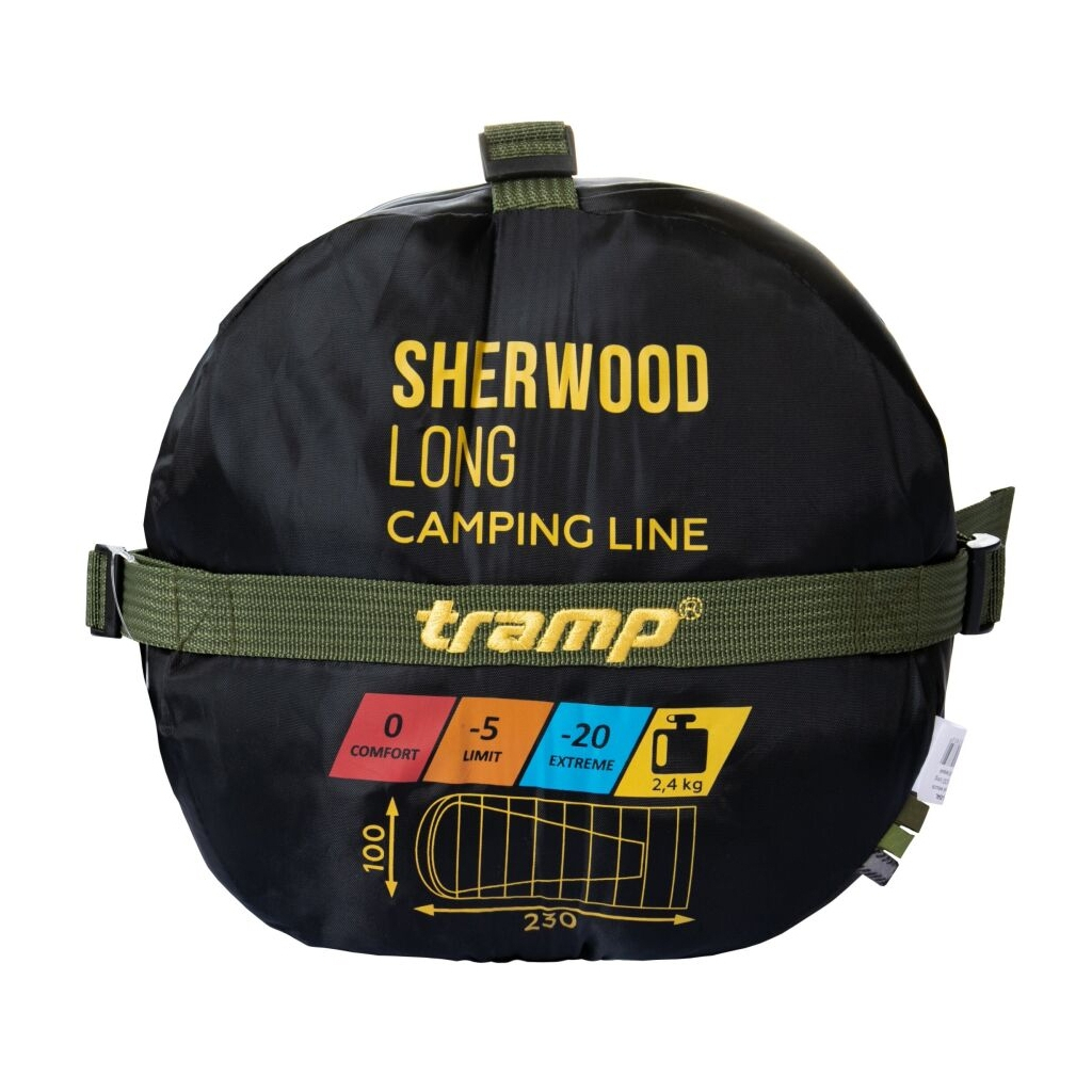 Спальний мішок Tramp Sherwood Long Olive/Grey L (UTRS-054L-L) - изображение 11