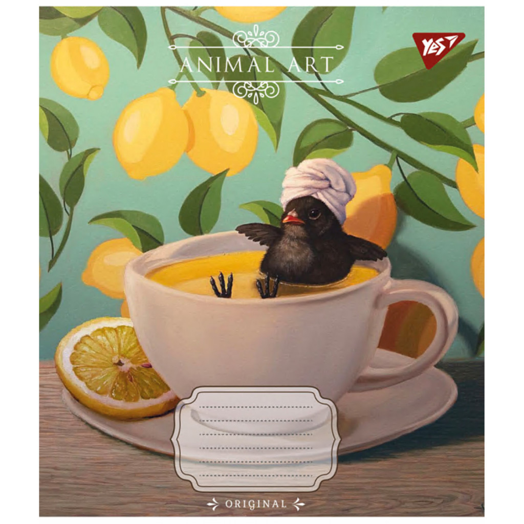 Зошит Yes Animal art 36 аркушів лінія (767081) - зображення 4