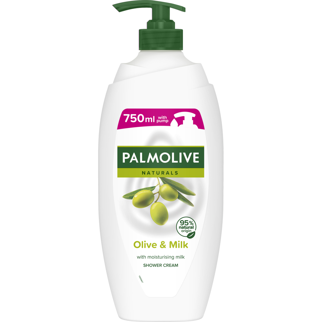 Гель для душу Palmolive Naturals Оливка та молочко Зволожувальний 750 мл (8714789526478) - зображення 1
