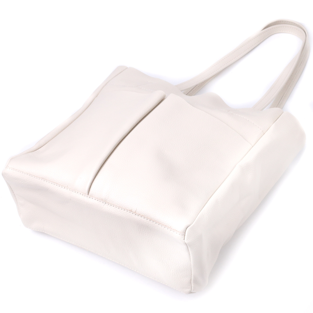 Сумка Shvigel Шопер з натуральної шкіри Бежева (22843) - зображення 5