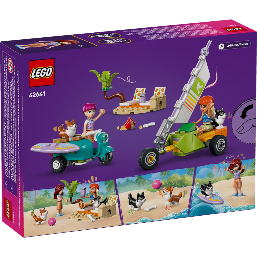 Конструктор LEGO Friends Собачі пригоди на серфі та скутері (42641) - изображение 8