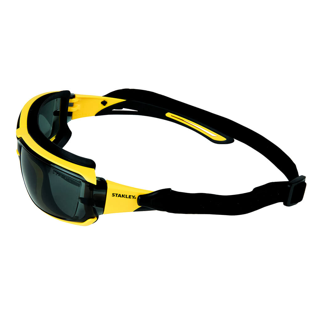 Захисні окуляри Stanley Rubber Gasket, тоновані, полікарбонатні, з м'якими гумовими дужками (SYE15-21D) - зображення 4