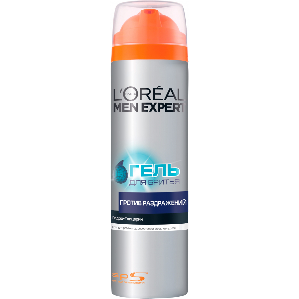 Гель для гоління L'Oreal Paris Men Expert проти подразнень 200 мл (3600522056577) - зображення 1