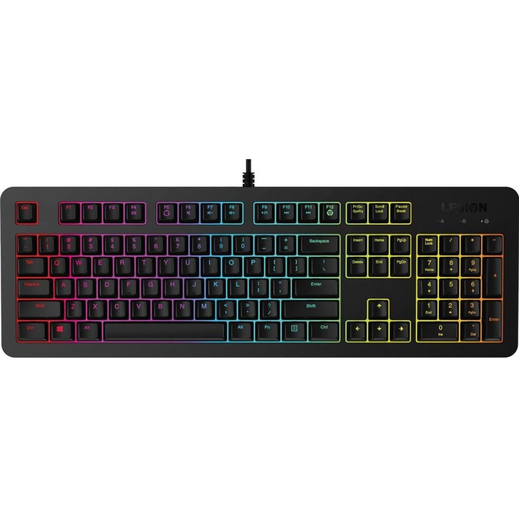 Клавіатура Lenovo Legion K300 RGB USB UA Black (GY41L16651) - зображення 1