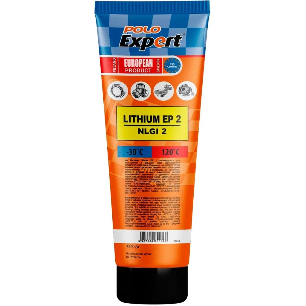Мастило автомобільне Polo Expert Lithium EP2 125г (12079) - зображення 1