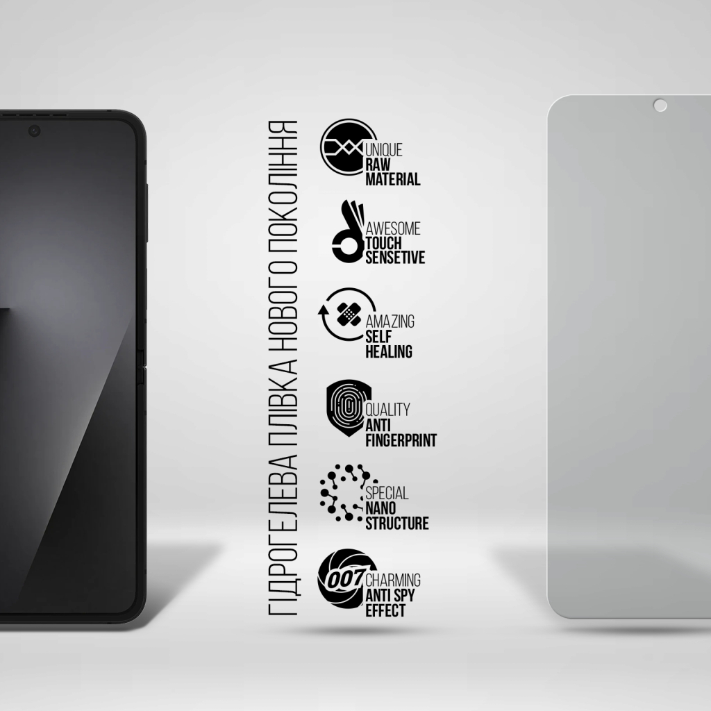 Плівка захисна Armorstandart Hydrogel Anti-spy Samsung Flip 7 FE (SM-F761) (ARM87454) - зображення 2