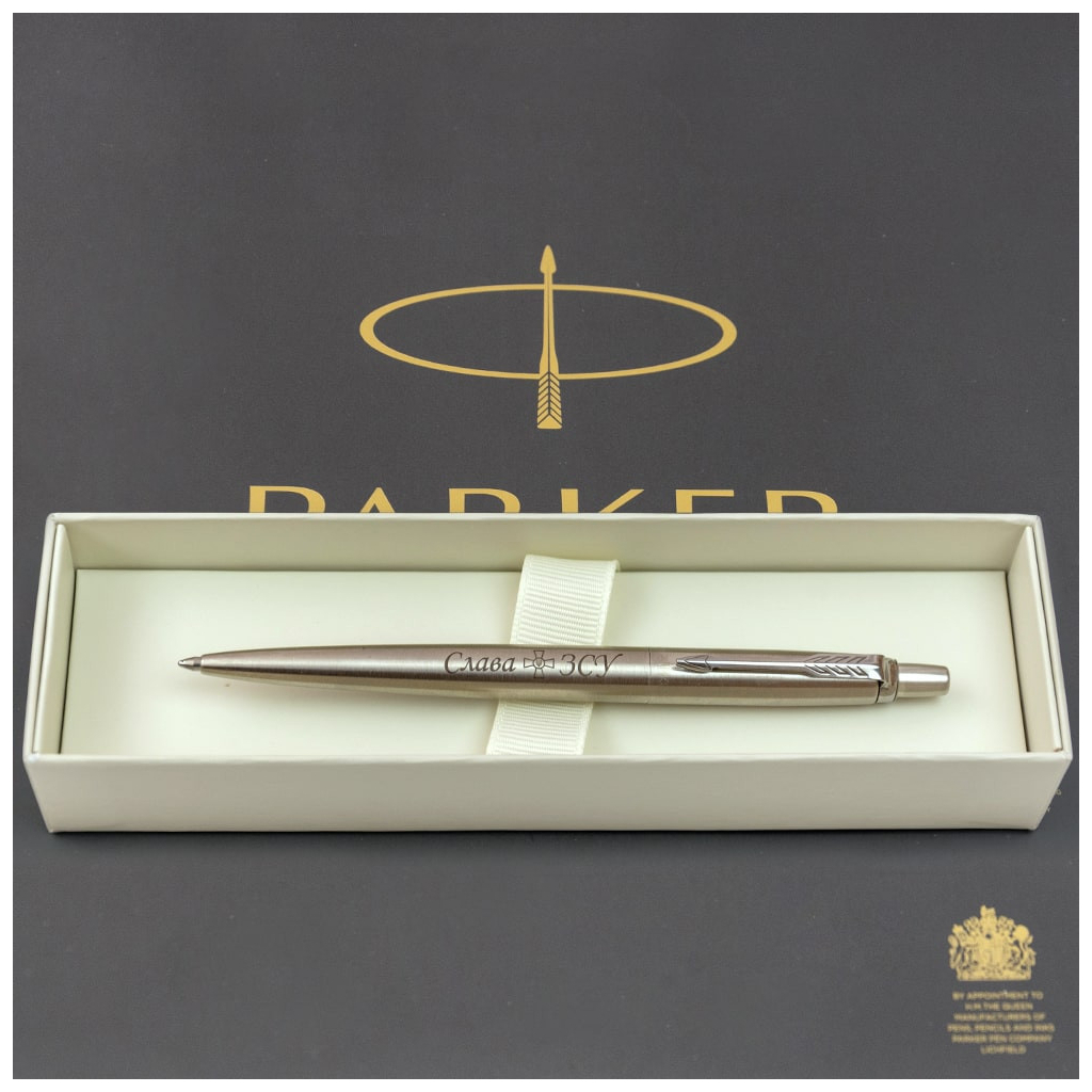 Ручка кулькова Parker JOTTER 17 UKRAINE SS CT BP Слава ЗСУ (16132_T204b) - изображение 5