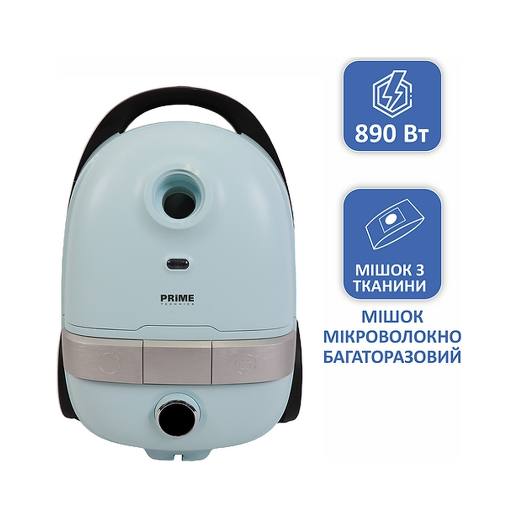 Пилосос PRIME Technics PVC 4198 Aero blue - зображення 9