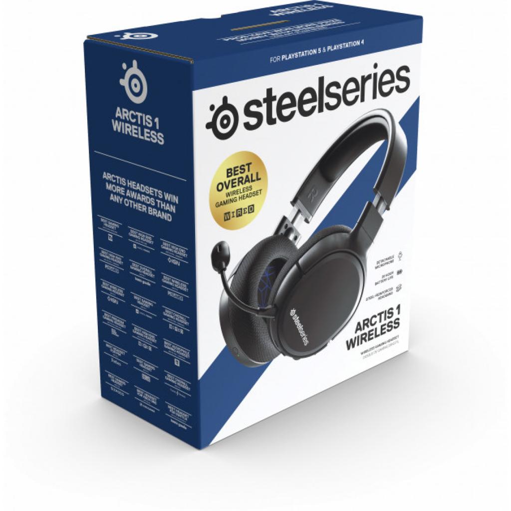 Навушники SteelSeries Arctis 1 Wireless for PS5 Black (SS61519) - зображення 9