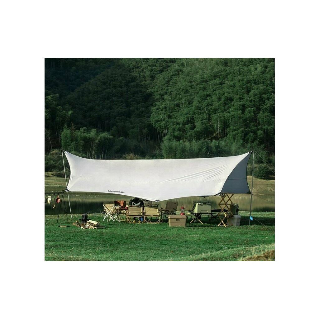 Тент Naturehike Moraine NH19TM004 150D Silver Coated 680x576 см (6927595741979) - зображення 3