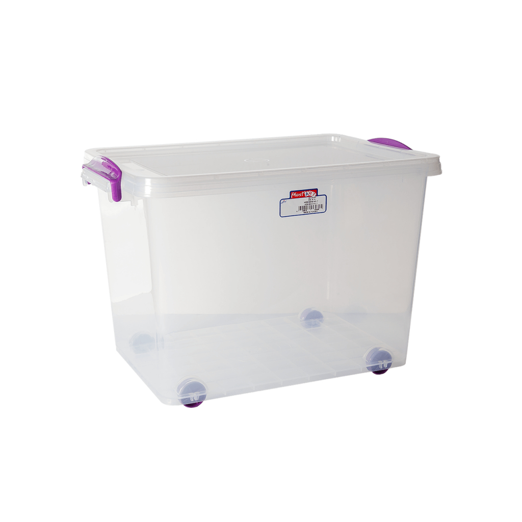 Контейнер для зберігання Irak Plastik на колесах прозорий 33.5 л (4672) - зображення 1
